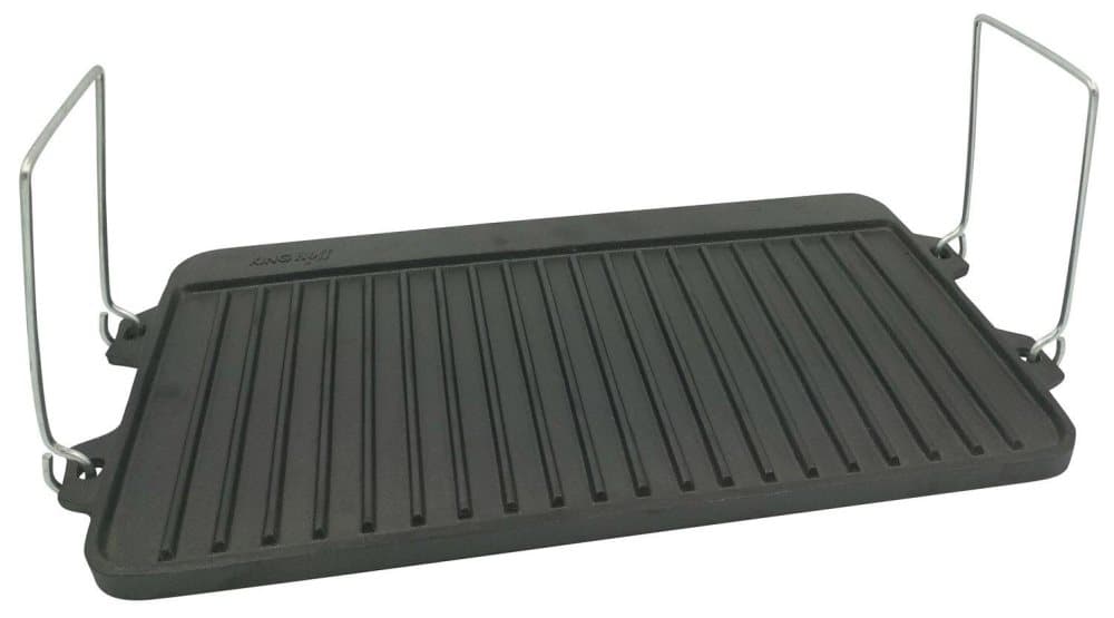 SIDED GRILL CAST IRON PLATE 44cm KINGHOFF KH-1262