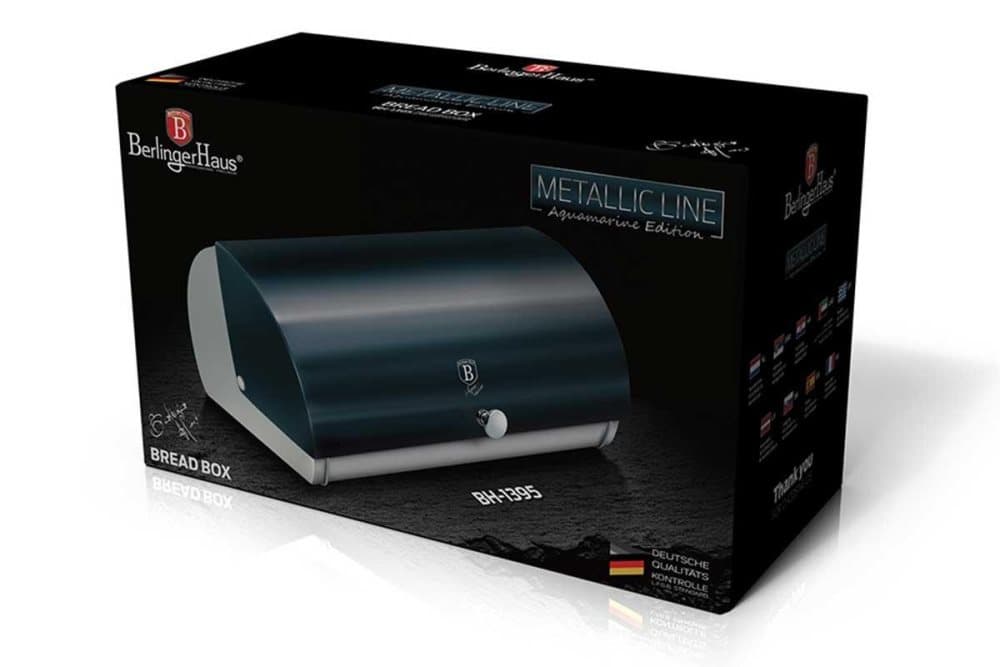 Chlebak rostfritt stål. Berlinger Haus Aquamarine Metallic Line BH-1395