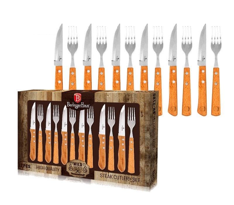 En uppsättning bestick för biff 12 ELE. Berlinger Haus BH-2105