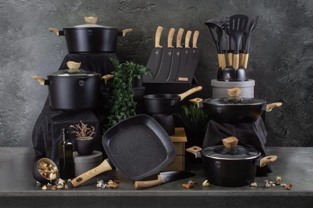 Låg kruka 28cm 3.8L Berlinger Haus Ebony Maple BH-1738