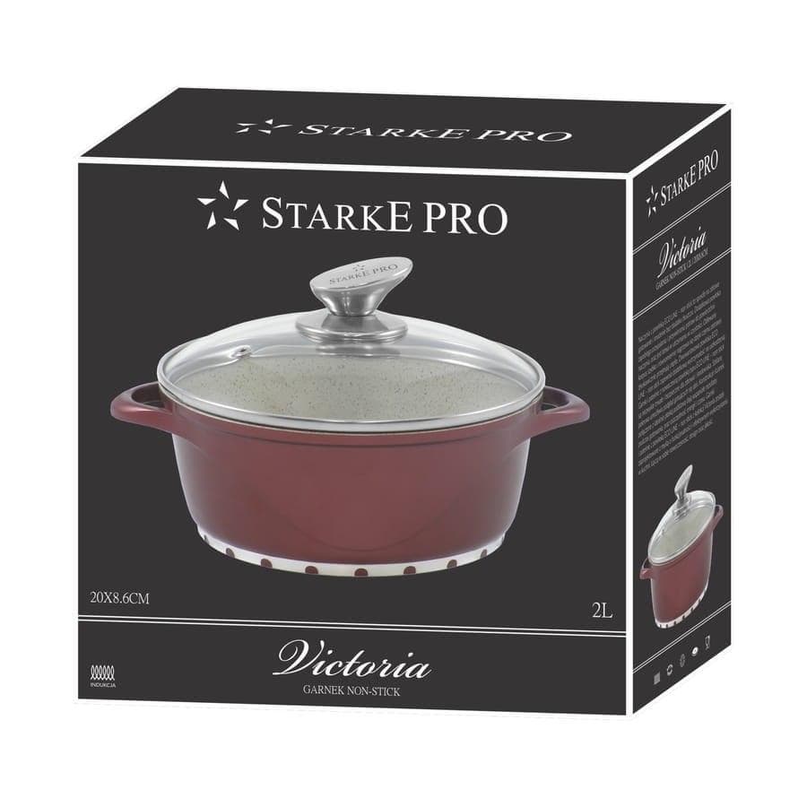 Aluminium kruka med lock 28cm Starko Pro Victoria