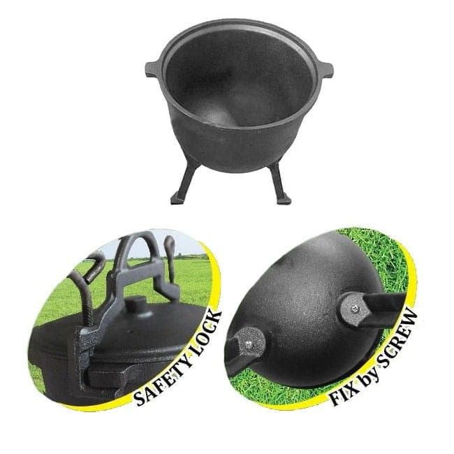 Gjutjärnskål 8l Zilner ZL-5503