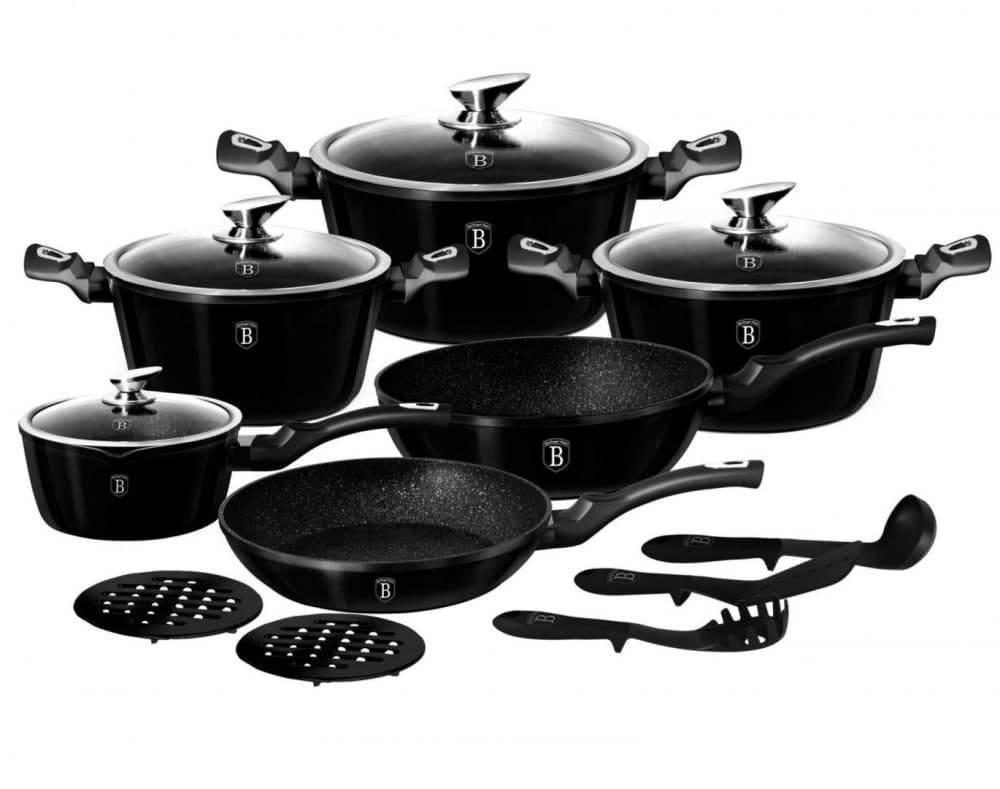 Berlinger Haus 15 Ele Metallic Glänsande svart BH-1664