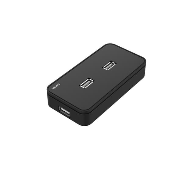 Hama 00200123 Interface Hub USB 2.0 480 Mbit/s Sort (00200123)