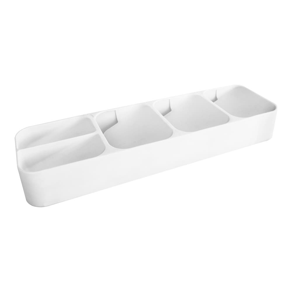 Besticks-sortering Quttin Vit Plast (38,5 x 10,5 x 5 cm)