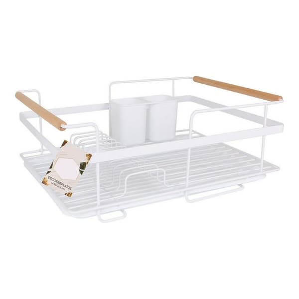 Diskställ Confortime Maison Metall Vit Plast (44,5 x 33 x 16 cm)