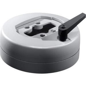 Rittal CP 60 Ø 130 mm - PC-kotelo, kääntönivel järjestelmän tukivarrelle - RAL 7035 (6206.300)