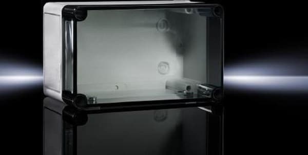 Rittal PK 9523.100 Installationshus 360 x 254 x 111 Polycarbonat Grå-hvid (RAL 7035) 1 stk.