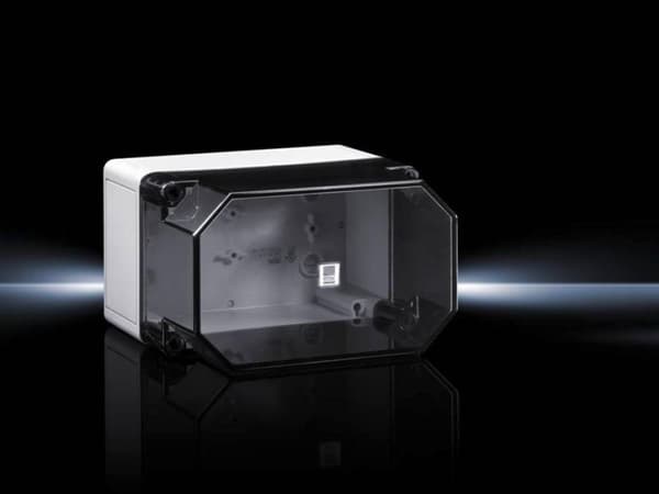 Rittal pk - opbevaringsboks af polycarbonat 180 x 110 x 165 låg transparent (2 stk.)