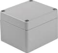 Miniatyrbillede 1 af 3: Bopla EUROMAS A 105 01105000 Universalhus 75 x 80 x 57 Aluminium Sølvgrå (RAL 7001) 1 stk.
