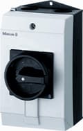 Miniatyrbillede 1 af 3: Eaton CI-K2-PKZ0-G Tomt hus Med drejekontakt (LxBxH) 130 x 100 x 160 mm Grå, Sort 1 stk.