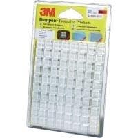 3M laitteen jalat - itseliimautuva - neliö - läpinäkyvä - (Ø x K) 12,7 mm x 3,1 mm - SJ 5308 MPCB - 40 kpl (SJ 5308 MPCB)