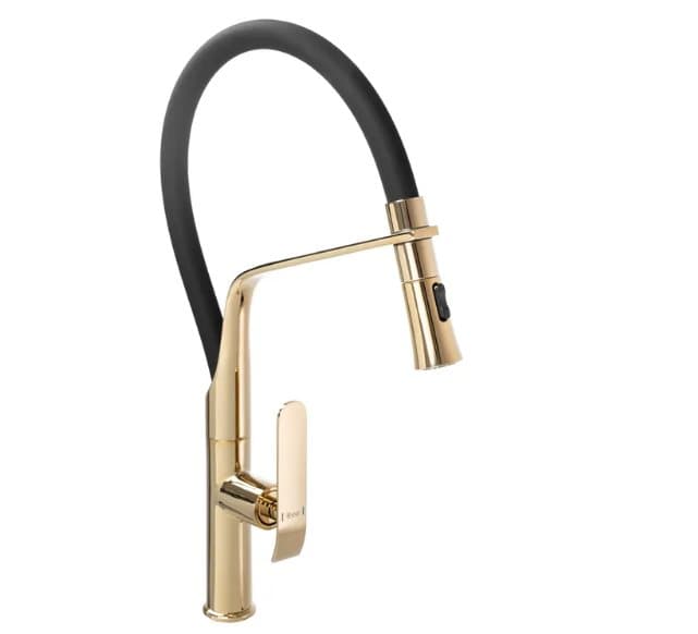 REA CASTOR KÖKSBLANDARE SVART OCH GULD