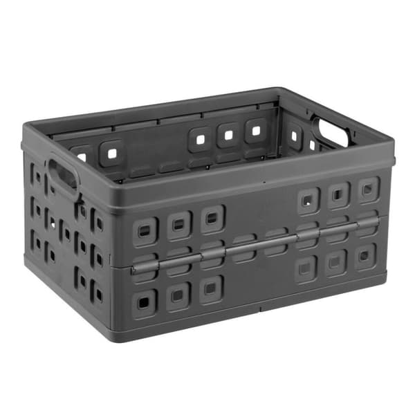 Sunware Square Folding Crate 46L 54x38x26,5 cm Antracit