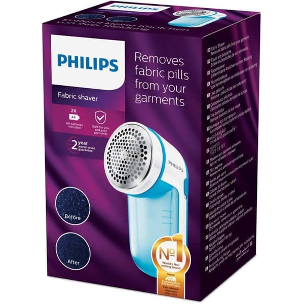 Philips GC026/00 Fnugfjerner Blå/Hvid
