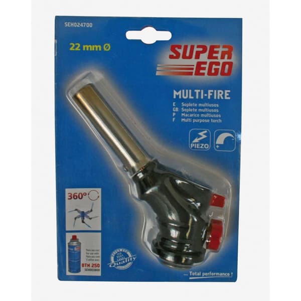 Blåslampa för kök Super Ego Multi-Fire Svart