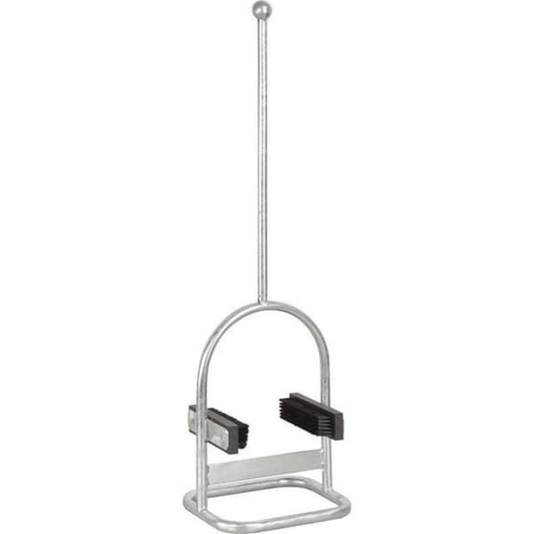 Esschert Design Skoskraber med Pensel 78,5 cm Sølv