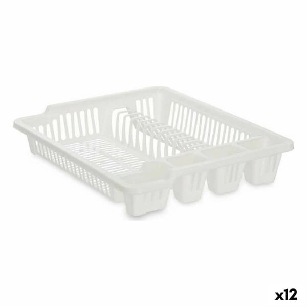 Diskställ Kinvara 2601405-2 Vit 46 x 8 x 37,5 cm (12 antal)