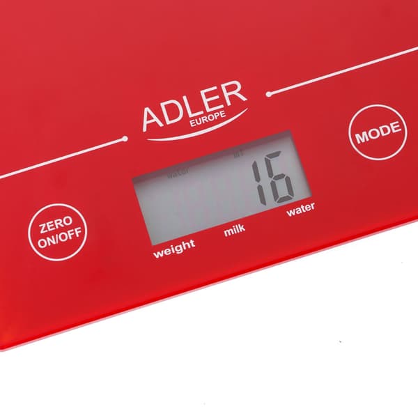 Adler Köksvåg AD 3138 - Röd