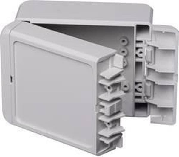 Bopla Bocube B 100806 ABS-7035 96032125 Vägghus, Installationshus 80 x 113 x 60 ABS Gråvit (RAL 7035) 1 st.