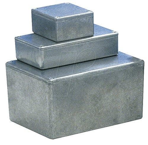 Teko kotelo AL 1 - alumiinikotelo 60 x 55 30 mm hopea (AL 1.0)