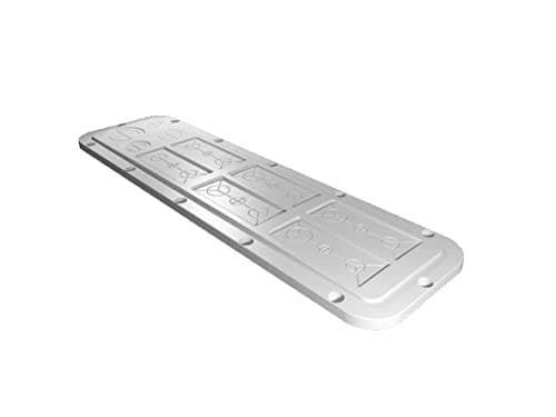 Plastflangeplade AX modulær præ-præget Gr. 4 534 x 149 mm (2564200)