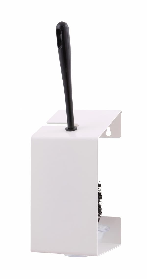 Toiletbørste, toiletbørsteholder - AC-06-CA, Grav:hvid