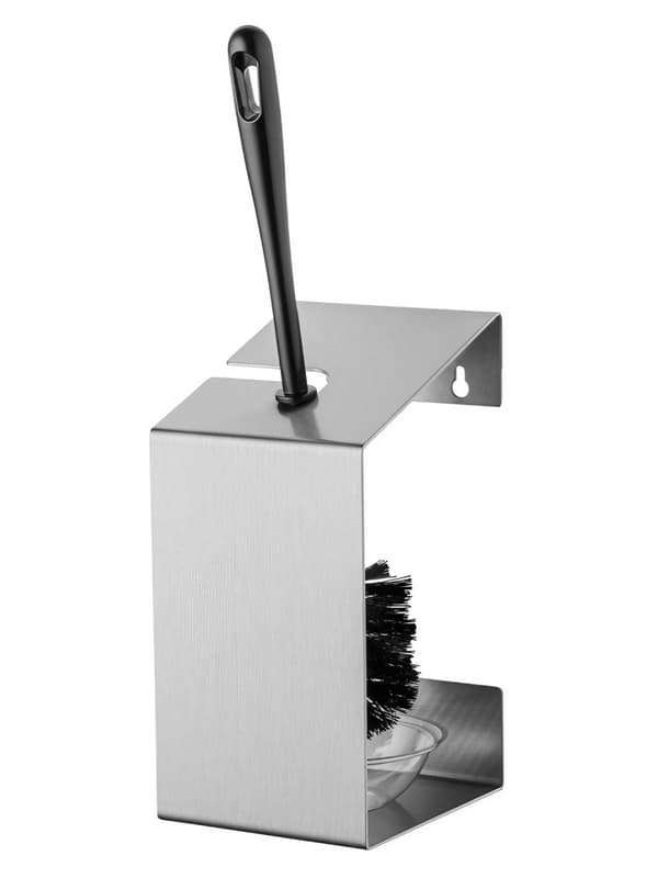 Toiletbørste, toiletbørsteholder - AC-06-CA, Grav:hvid