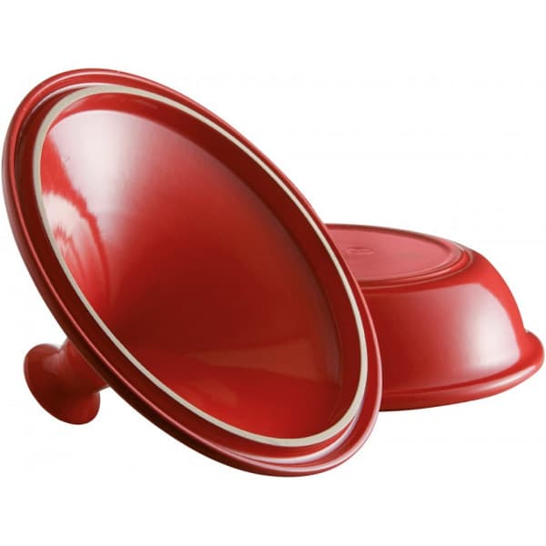 Emile Henry Tagine Flame -pata, Ø 27cm, punainen