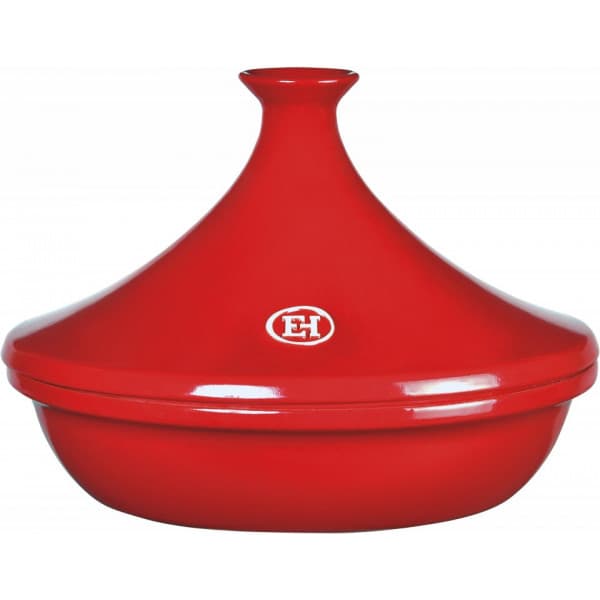Emile Henry Tagine Flame-gryde, Ø 27cm, rød