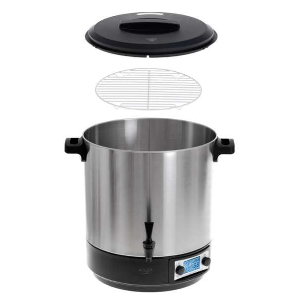 Adler 28L Pasteuriseringsmaskin med LCD-Display og Temperaturkontroll