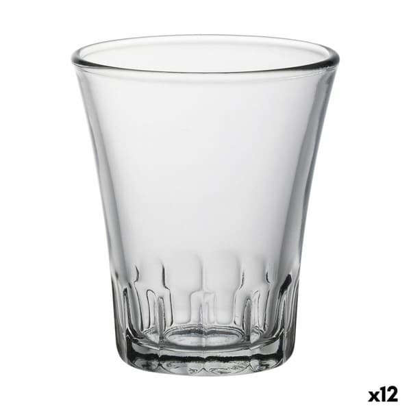 Duralex Amalfi Transparent Glas 4 Delar 90 ml (12 st) - Högkvalitativa glas för servering av drycker i stil.
