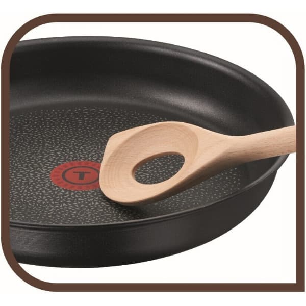 Tefal Ingenio Wood -risottoske 32,5 cm, træ/silikone