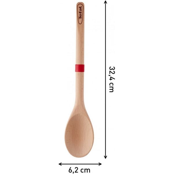 Tefal Ingenio Wood -køkkenredskab 32,5 cm, træ/silicone