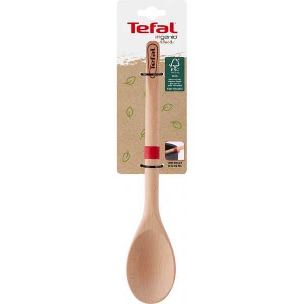 Tefal Ingenio Wood -køkkenredskab 32,5 cm, træ/silicone