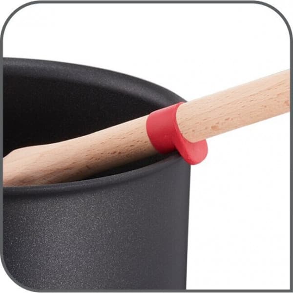 Tefal Ingenio Wood -stegepalet 32,5 cm, træ/silikone, med huller