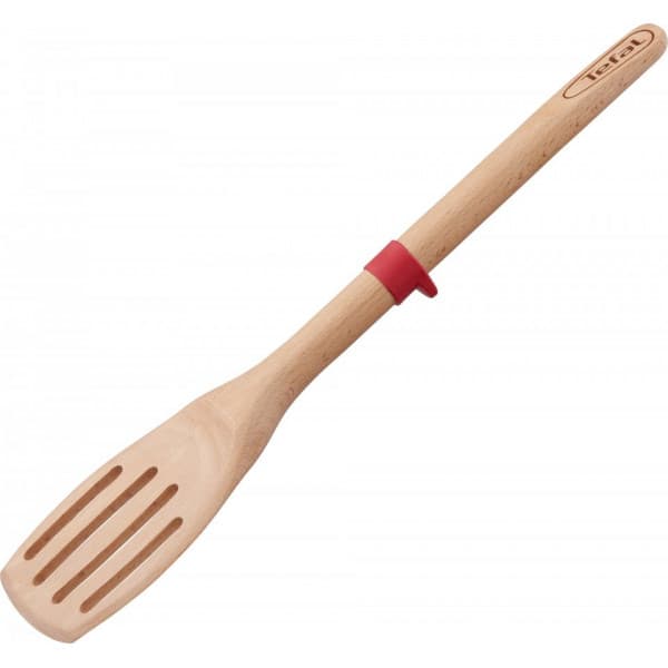 Tefal Ingenio Wood -stegepalet 32,5 cm, træ/silikone, med huller