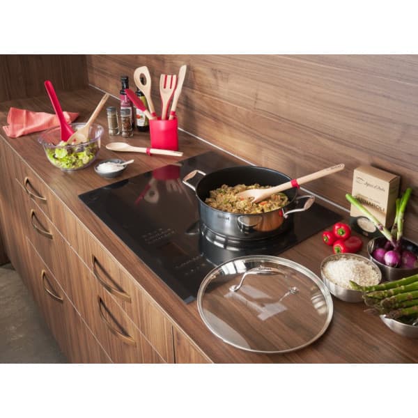 Tefal Ingenio Wood -stegepalet 32,5 cm, træ/silikone