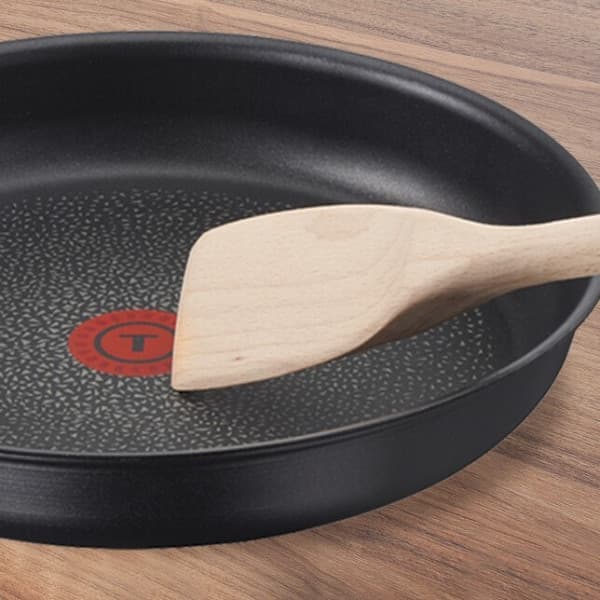 Tefal Ingenio Wood -stegepalet 32,5 cm, træ/silikone