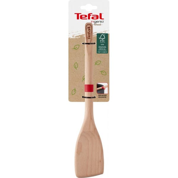 Tefal Ingenio Wood -stegepalet 32,5 cm, træ/silikone