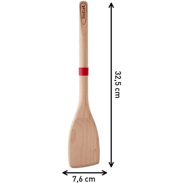 Tefal Ingenio Wood -stegepalet 32,5 cm, træ/silikone