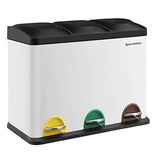 Roskakori polkimella 3 x 15 L
