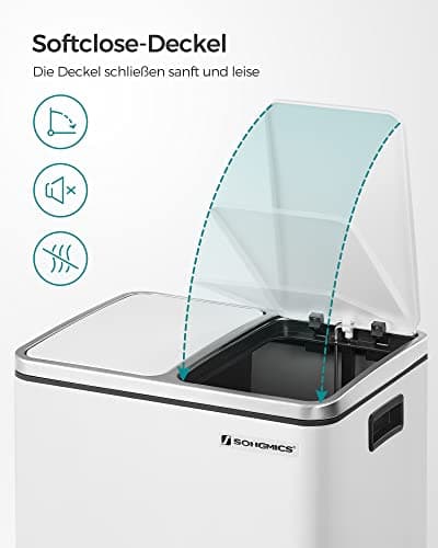Roskakori polkimella 2 x 15 L