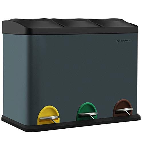Roskakori polkimella 3 x 15 L