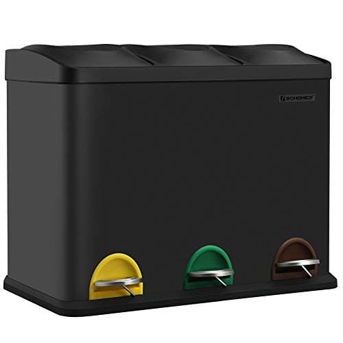 Roskakori polkimella 3 x 15 L