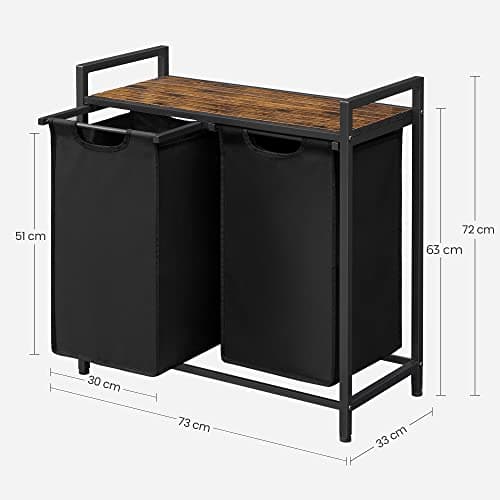 Pyykkikori 2 x 46 L