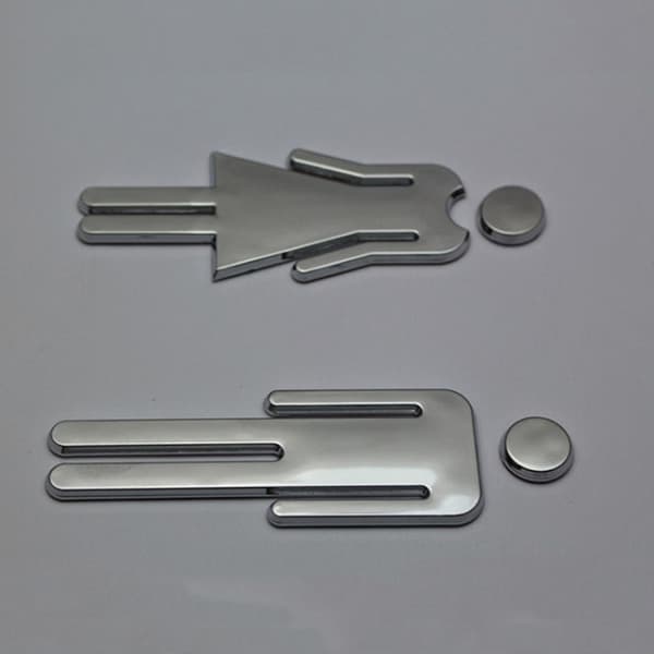 WC Symbol 12 cm (Silver)