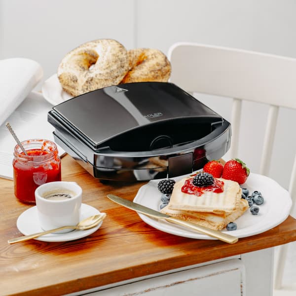 Elektrisk grilljern med non-stick-belegg og justerbar temperatur
