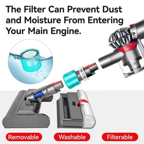 Dyson V7 V8 V10 V11 V15 Märkämoppi