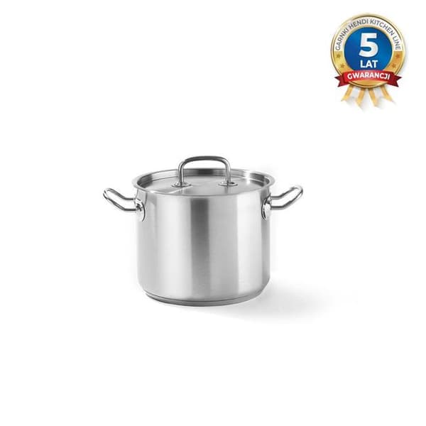 Hög gryta Kitchen Line med lock 20 l; ø 320 x 270 h